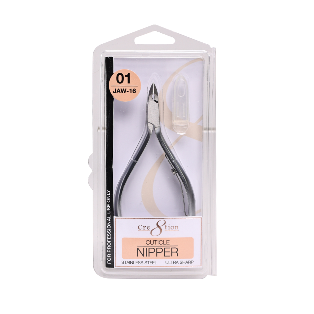 Cre8tion Stainless Steel Cuticle Nippers 01 - jaw #16 shown