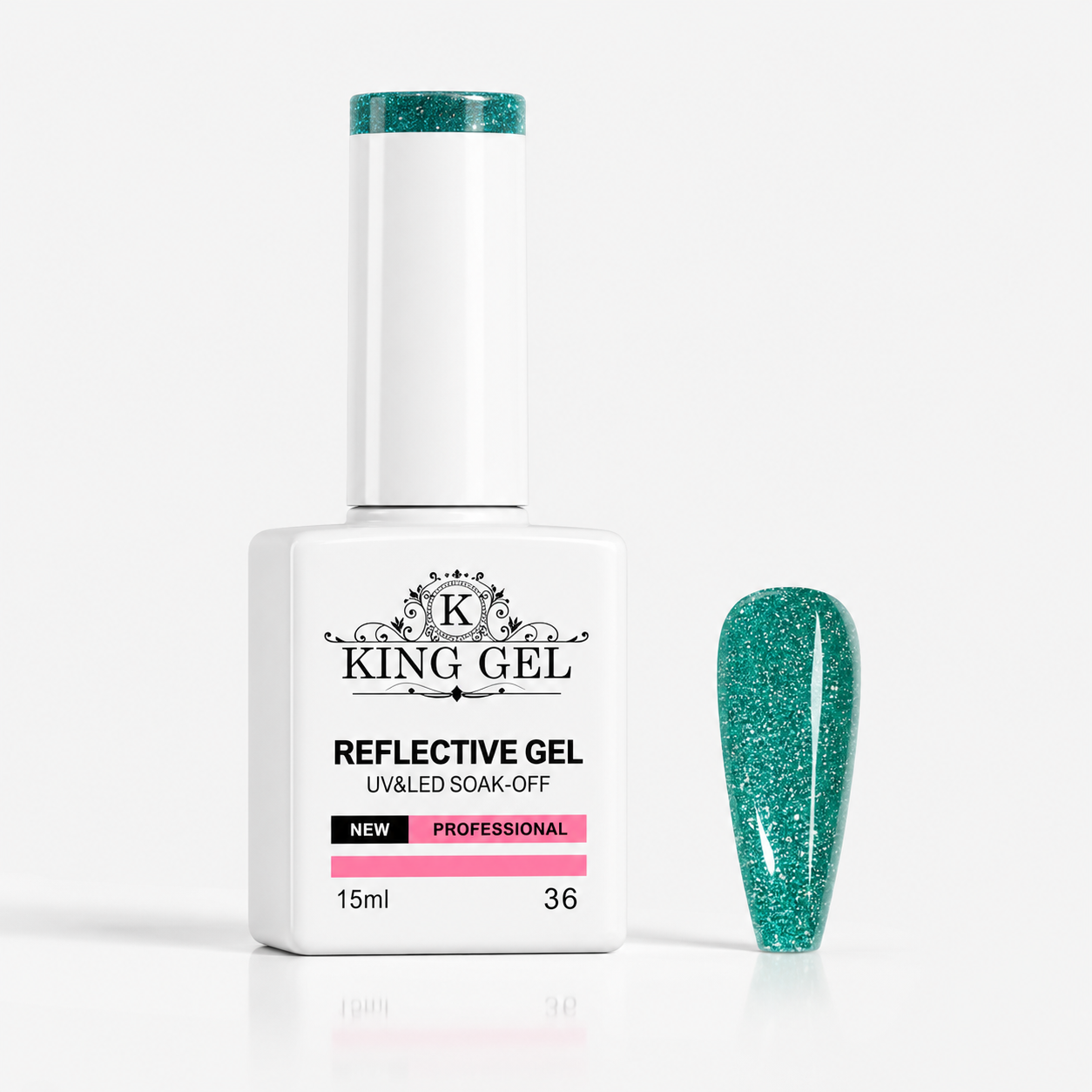 60 colors Reflective gel Collection - KingGel Brand