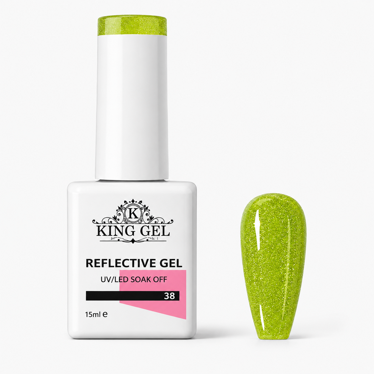 60 colors Reflective gel Collection - KingGel Brand