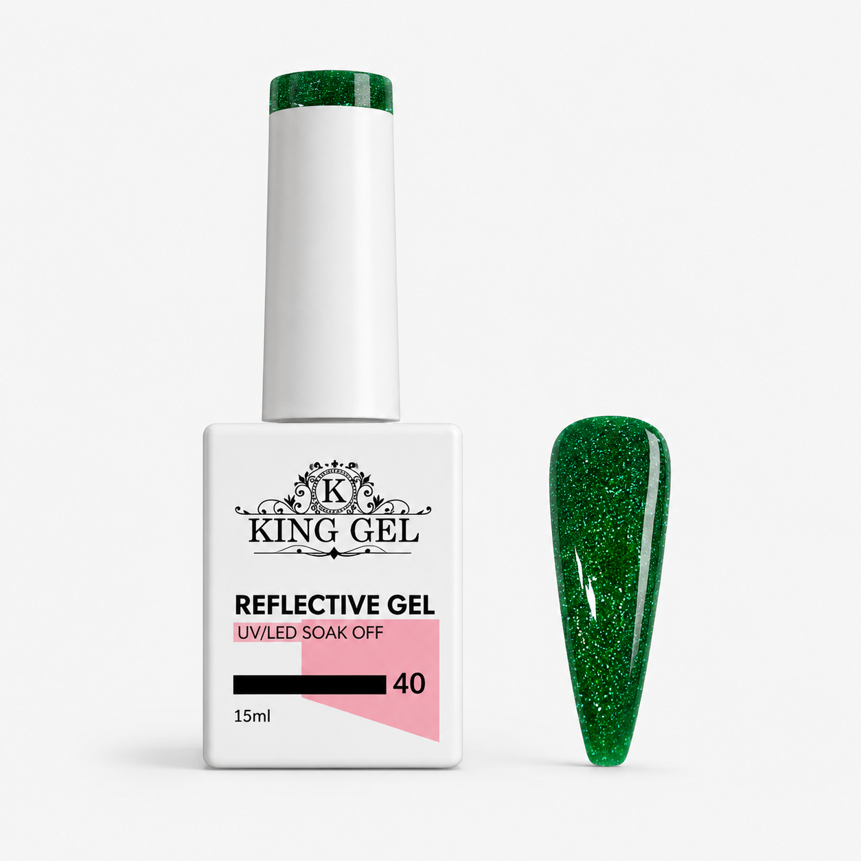 60 colors Reflective gel Collection - KingGel Brand