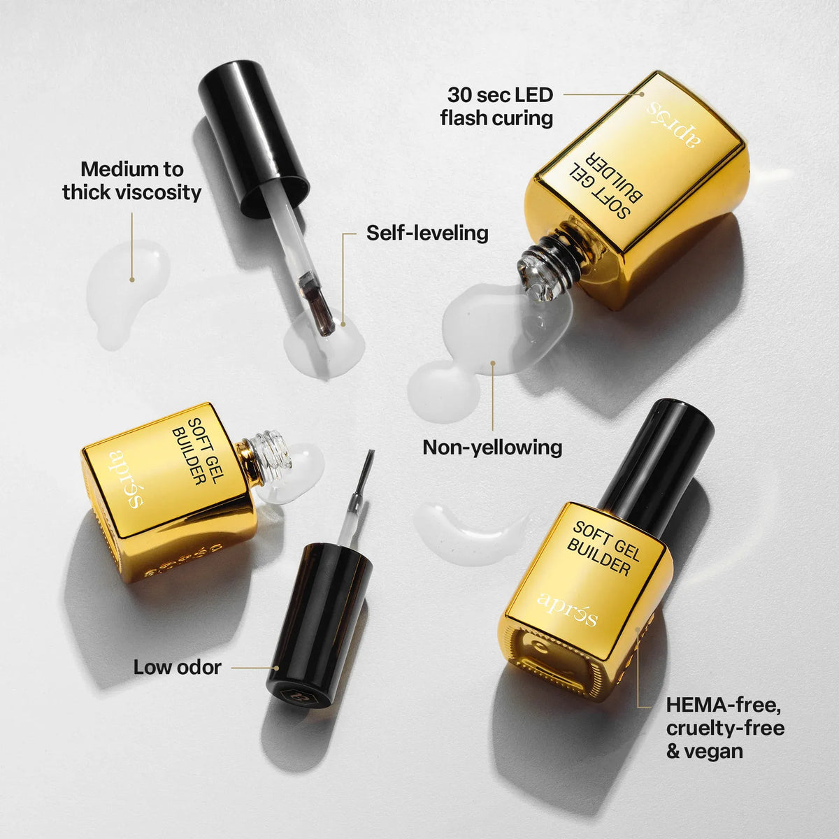 Apres Soft Gel Builder Bottle Edition (HEMA-Free)