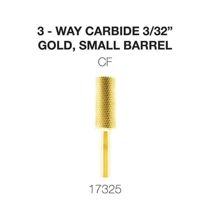 Cre8tion 3-Way Carbide Small Barrel Bit - Gold, CF