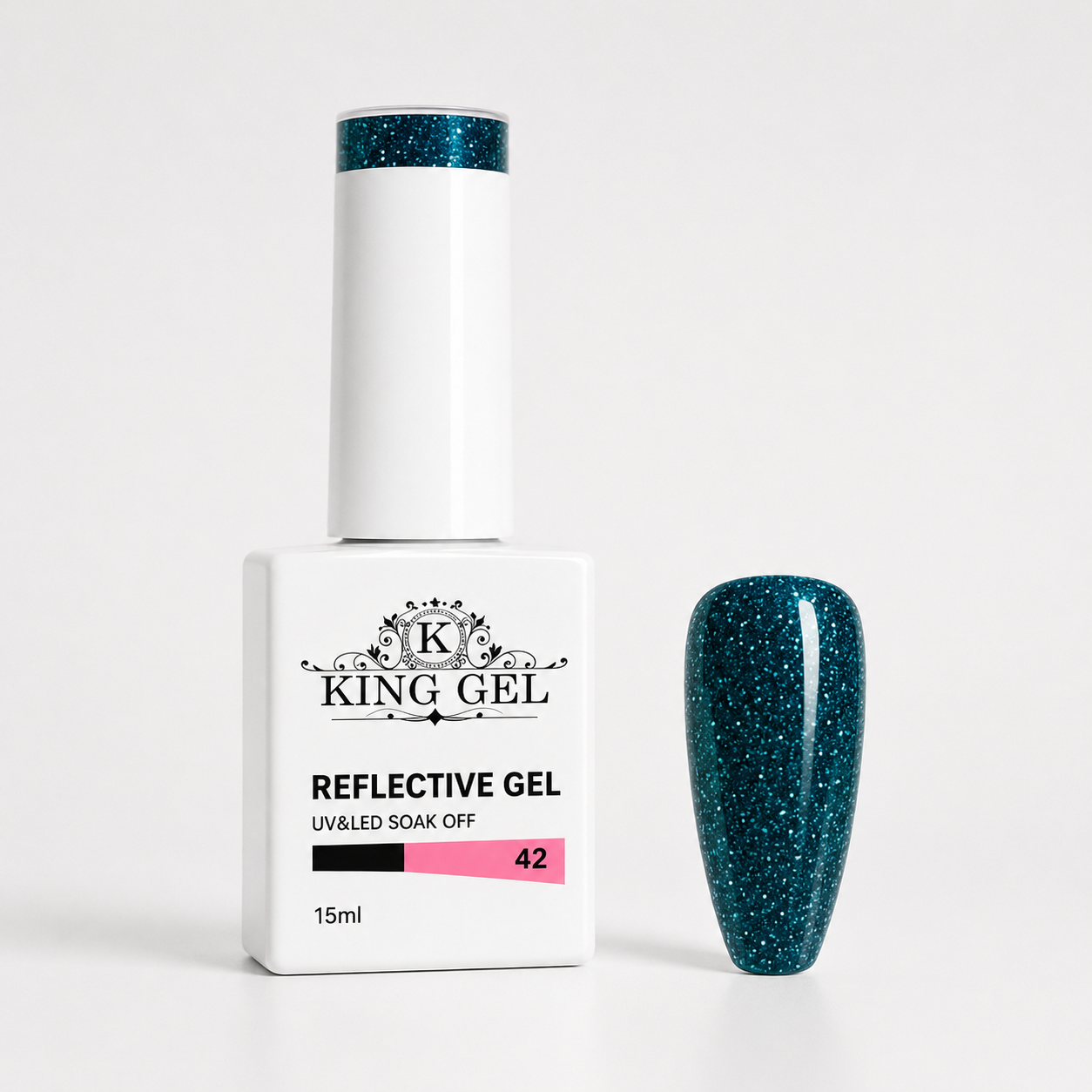 60 colors Reflective gel Collection - KingGel Brand