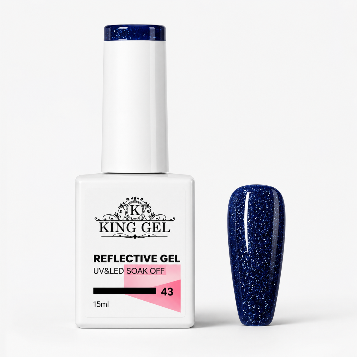 60 colors Reflective gel Collection - KingGel Brand