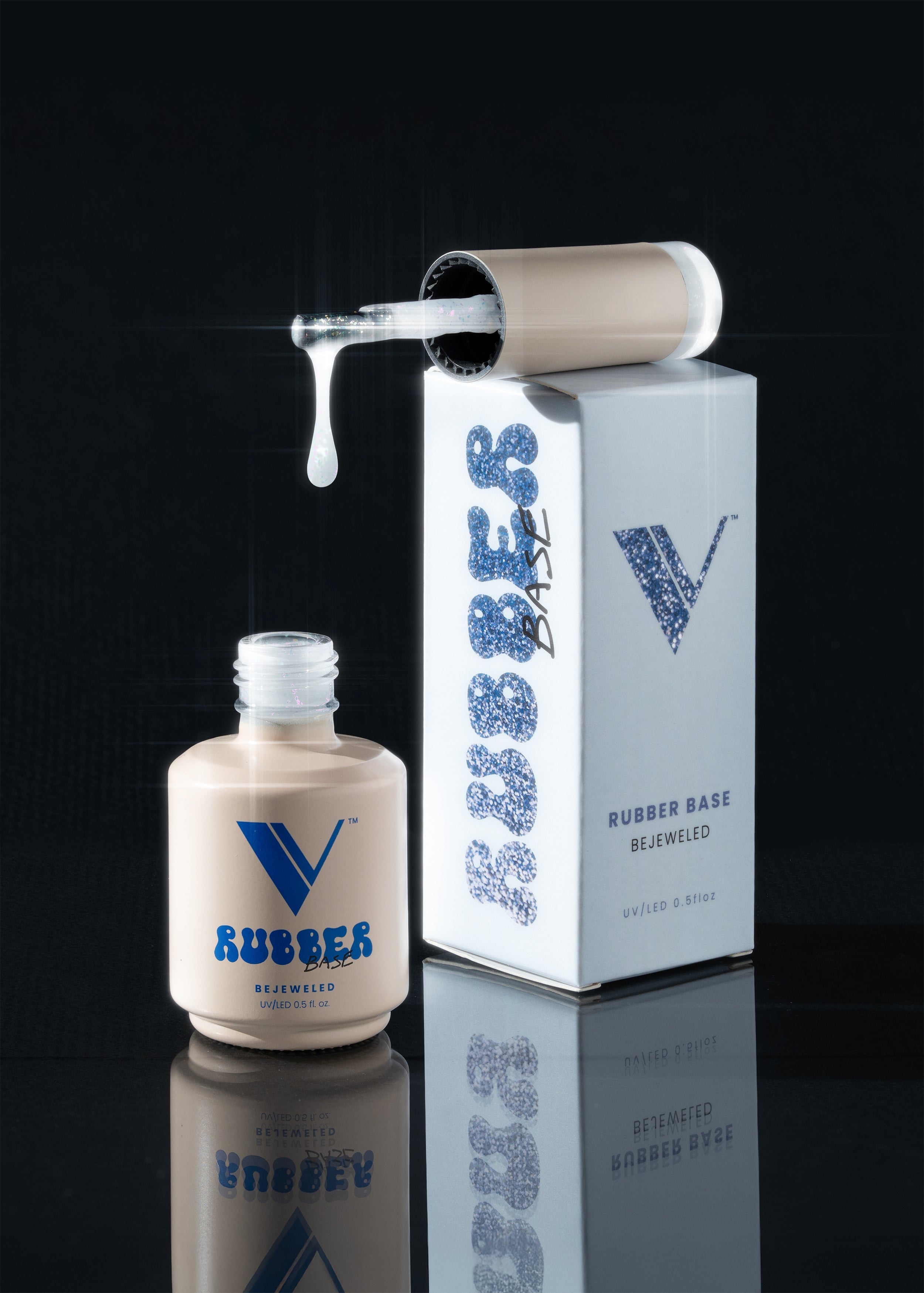V Beauty Pure Rubber Base Gel - 24 Colors - #19 - Bejeweled