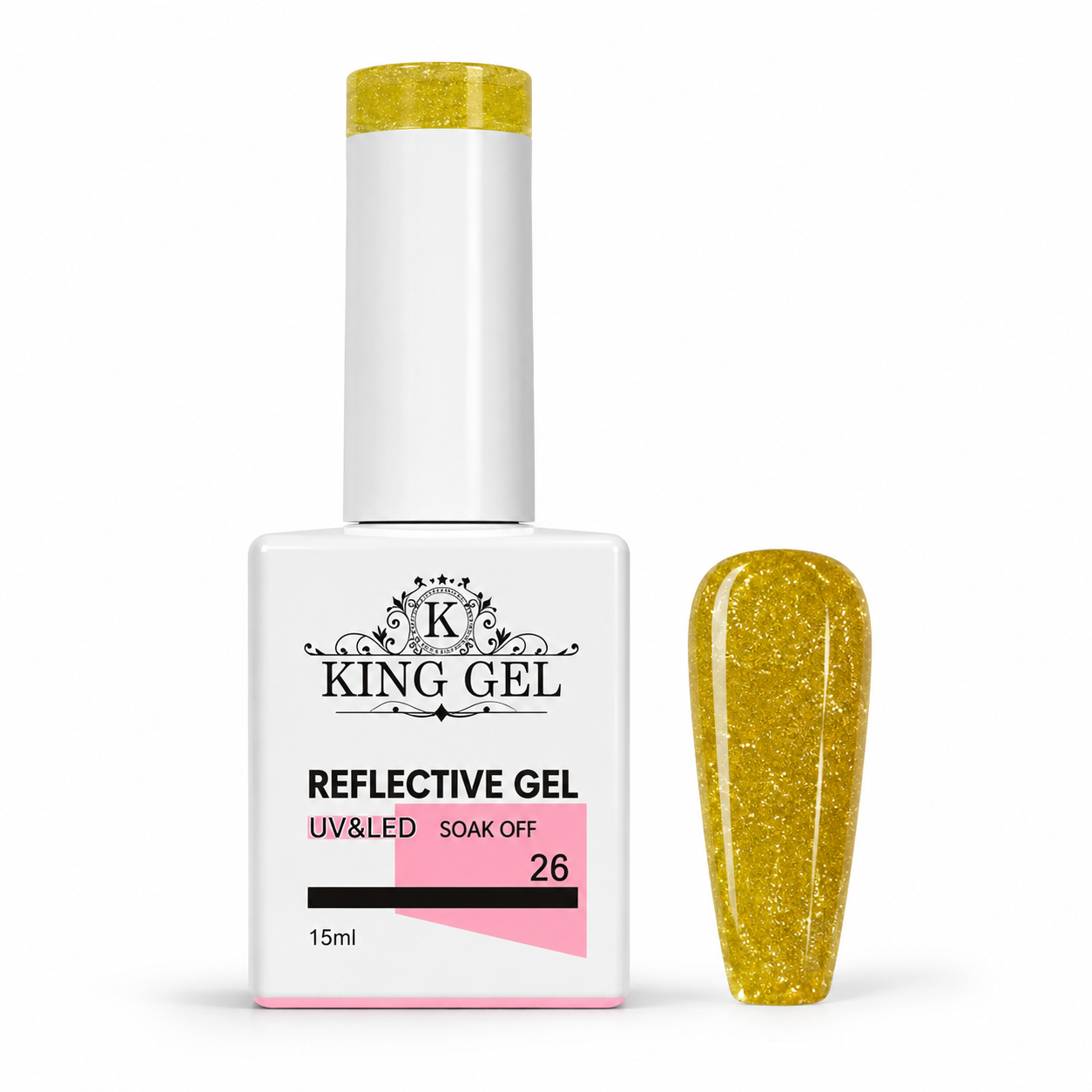 60 colors Reflective gel Collection - KingGel Brand