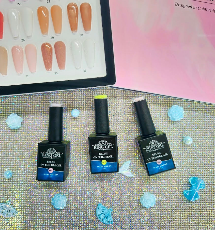 36 Colors Brush on Builder gel Collection - KingGel Brand