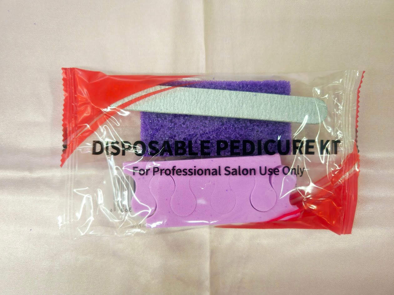 Professional 4 PCS Disposable Pedicure Kit 400pc per case