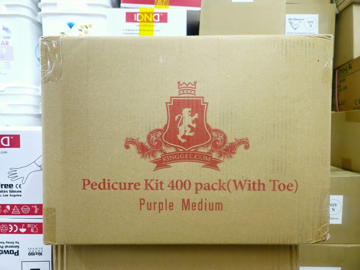 Professional 4 PCS Disposable Pedicure Kit 400pc per case