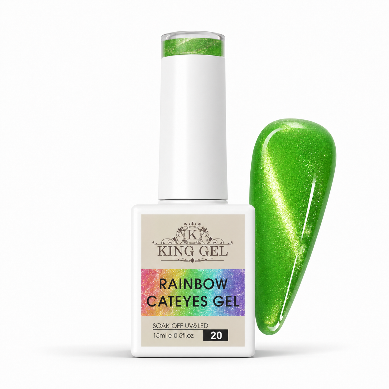 48 colors Rainbow Cateyes Collection - KingGel