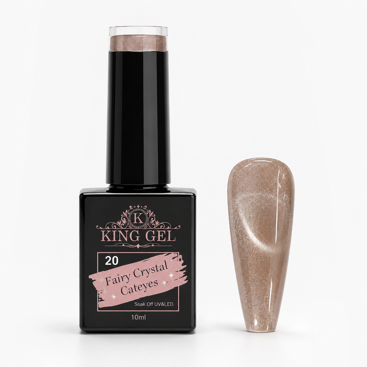 24 colors Fairy Crystal Cateyes Collection - KingGel Brand