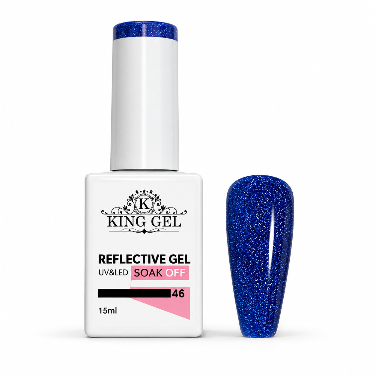 60 colors Reflective gel Collection - KingGel Brand