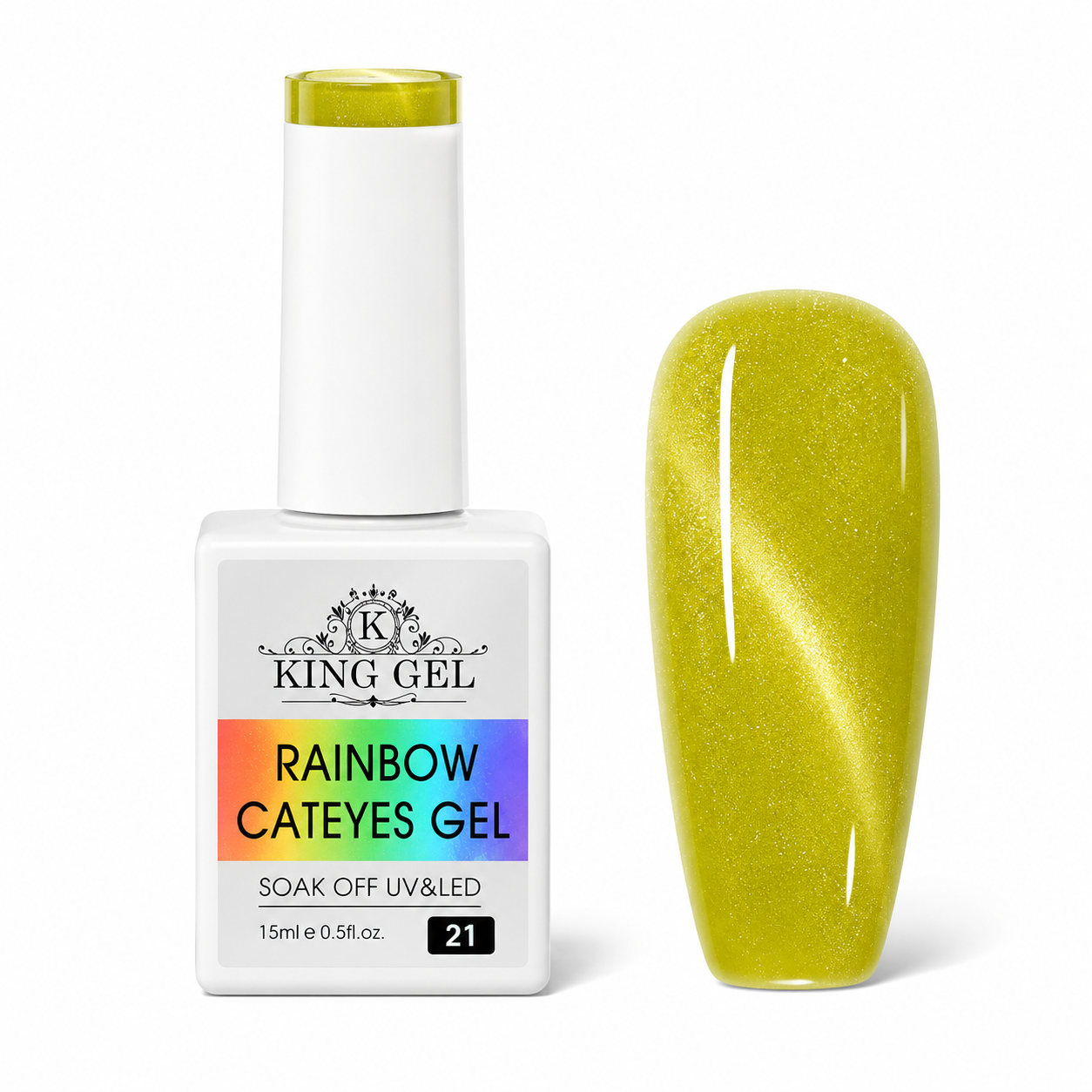 48 colors Rainbow Cateyes Collection - KingGel