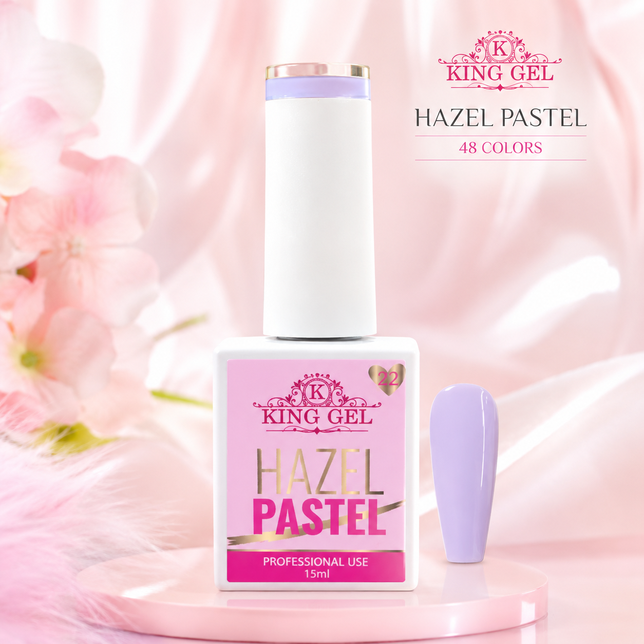 48 Gel Colors Hazel Pastel Collection - KingGel