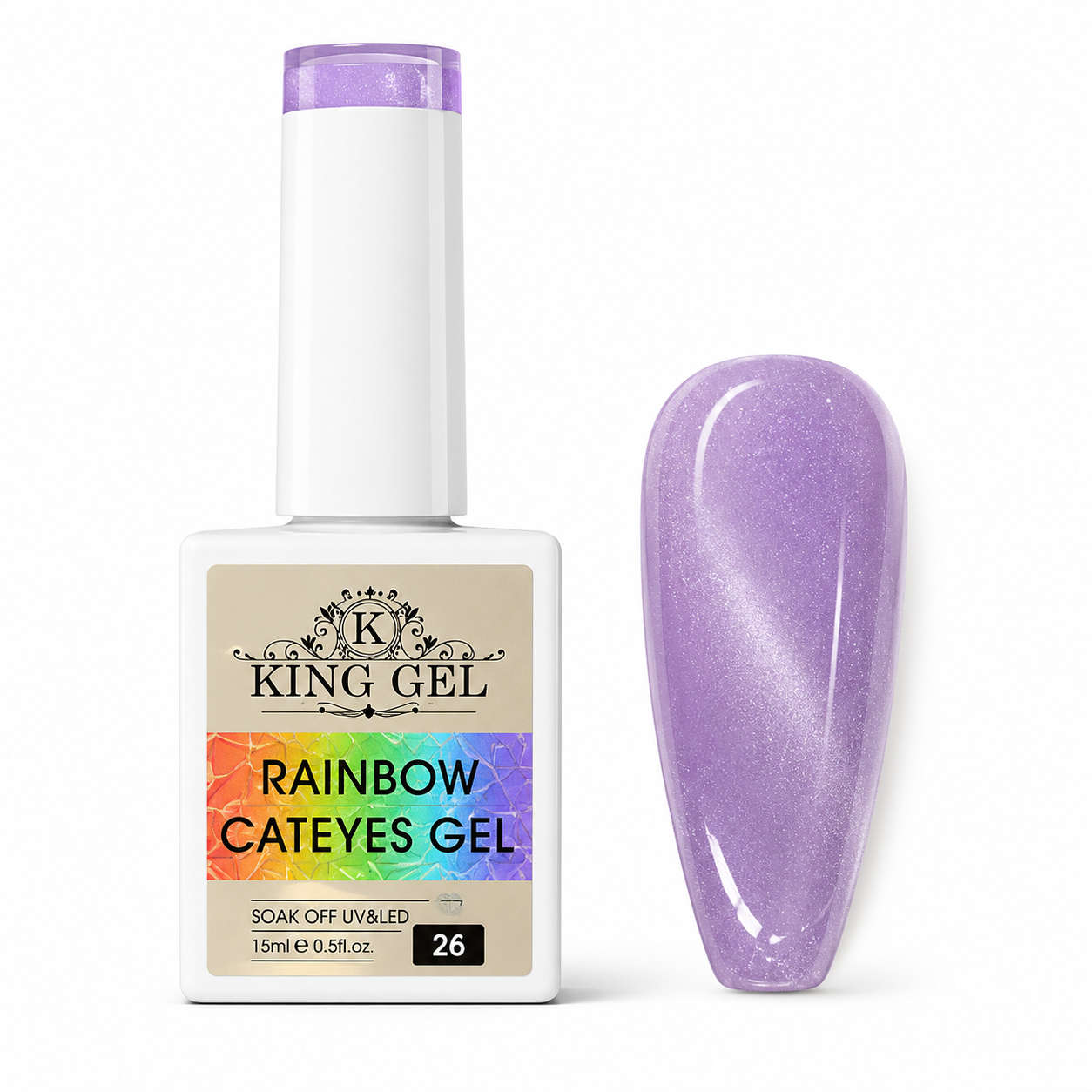 48 colors Rainbow Cateyes Collection - KingGel