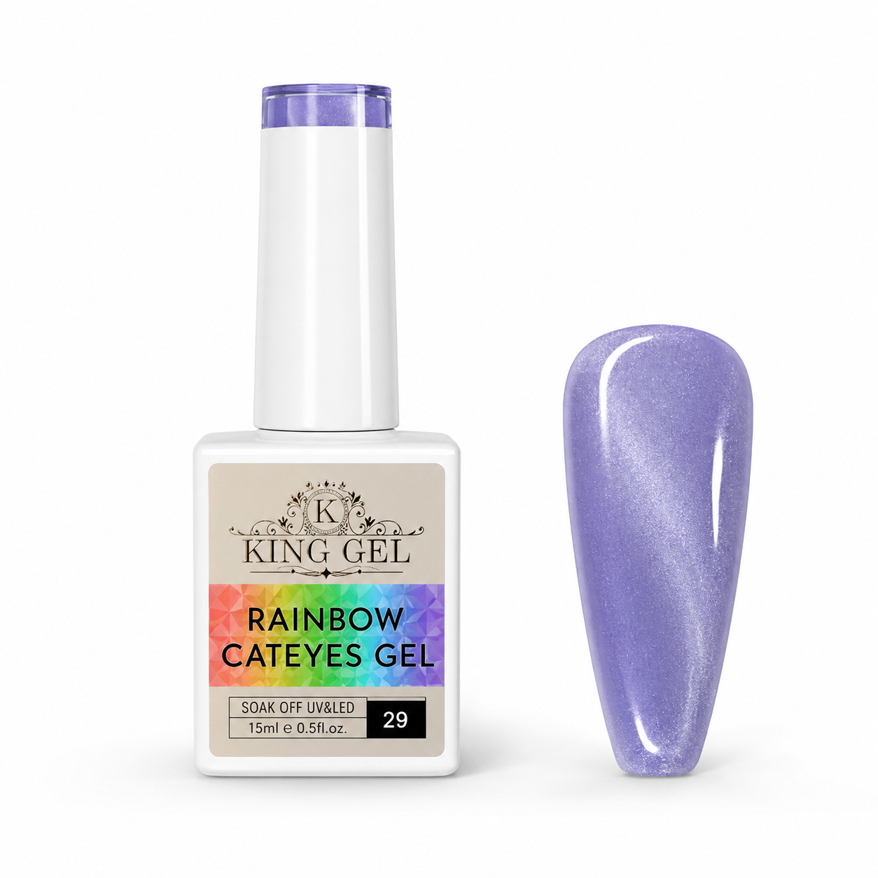 48 colors Rainbow Cateyes Collection - KingGel