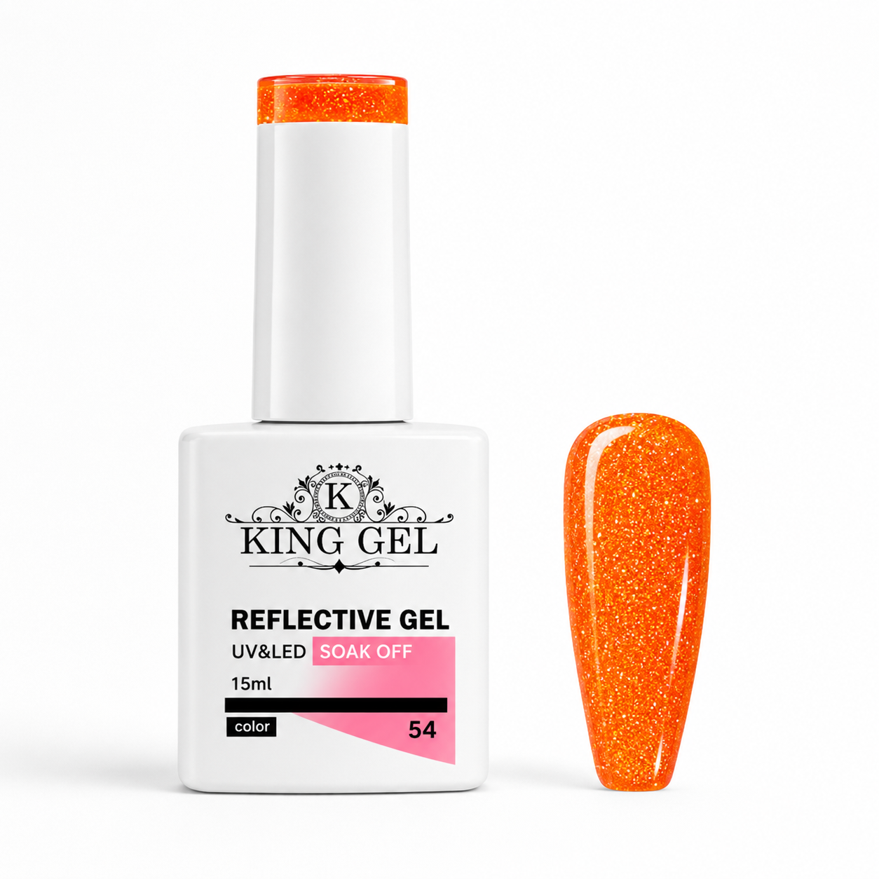 60 colors Reflective gel Collection - KingGel Brand