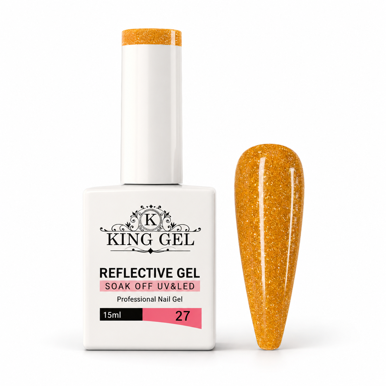 60 colors Reflective gel Collection - KingGel Brand