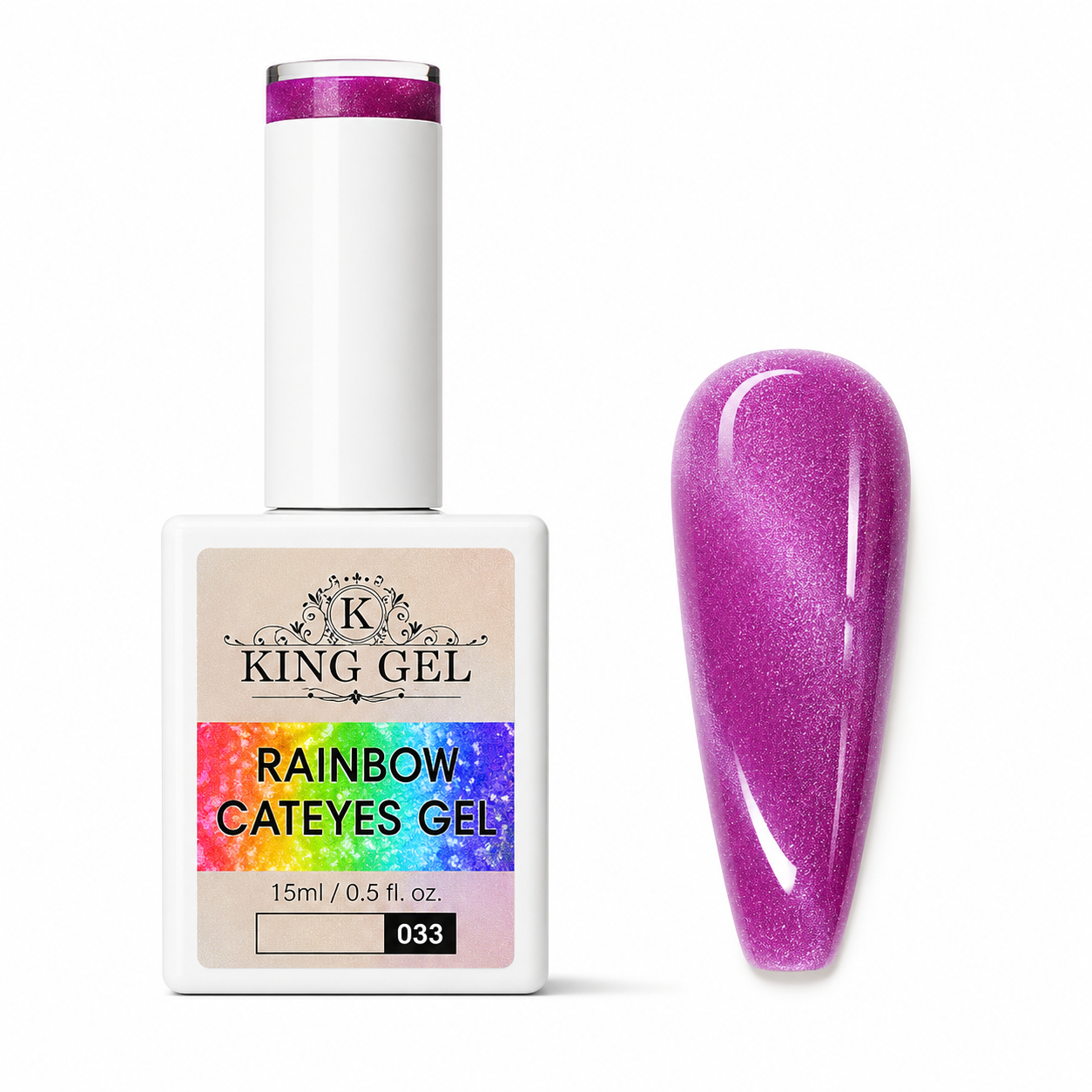 48 colors Rainbow Cateyes Collection - KingGel