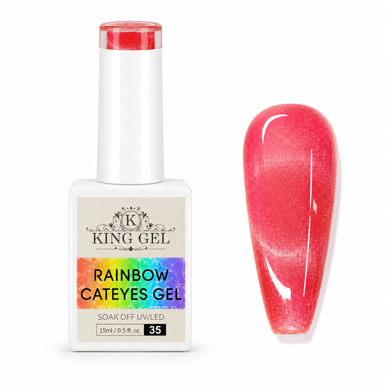 48 colors Rainbow Cateyes Collection - KingGel