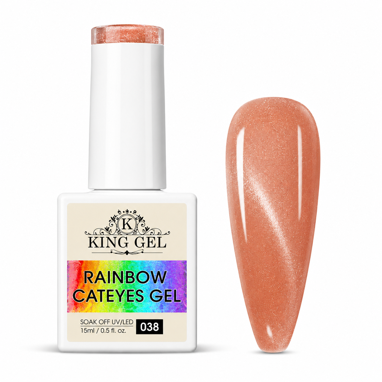 48 colors Rainbow Cateyes Collection - KingGel