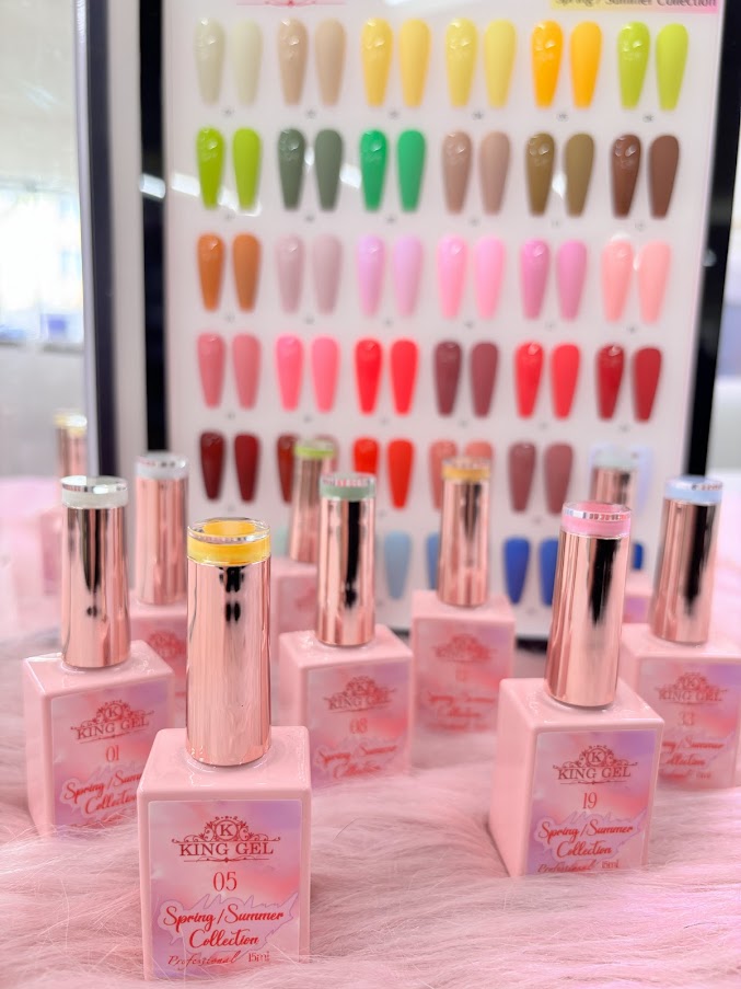 36 Gel Colors Spring Summer Collection - KingGel Brand