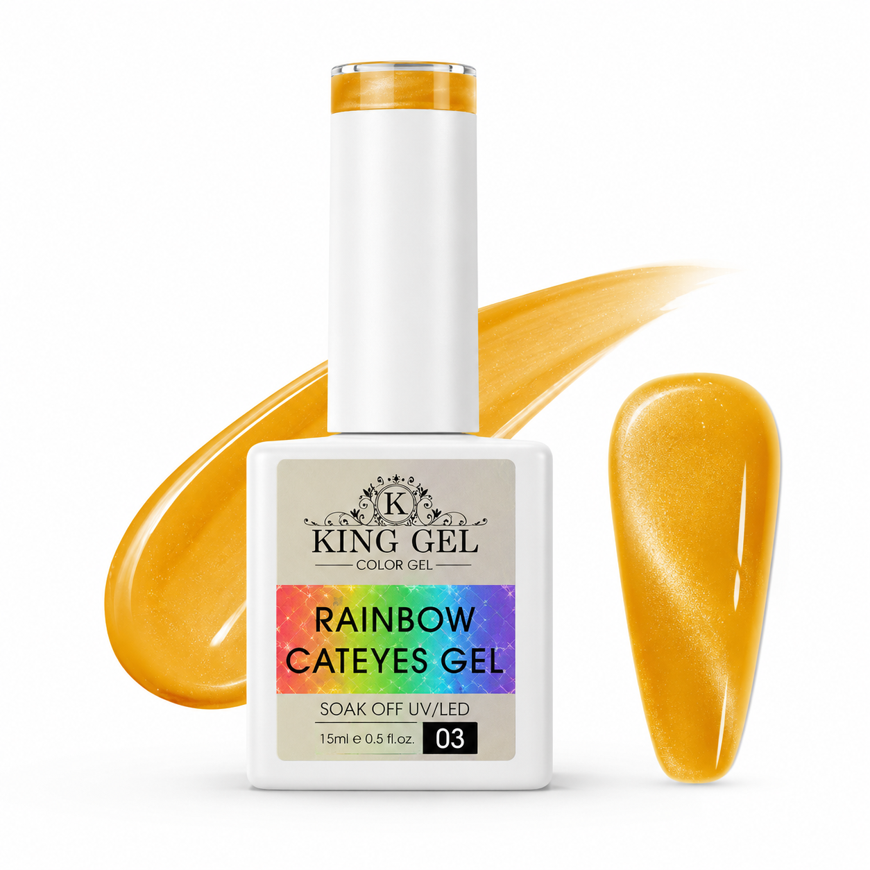 48 colors Rainbow Cateyes Collection - KingGel