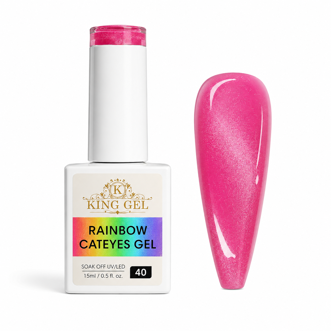 48 colors Rainbow Cateyes Collection - KingGel