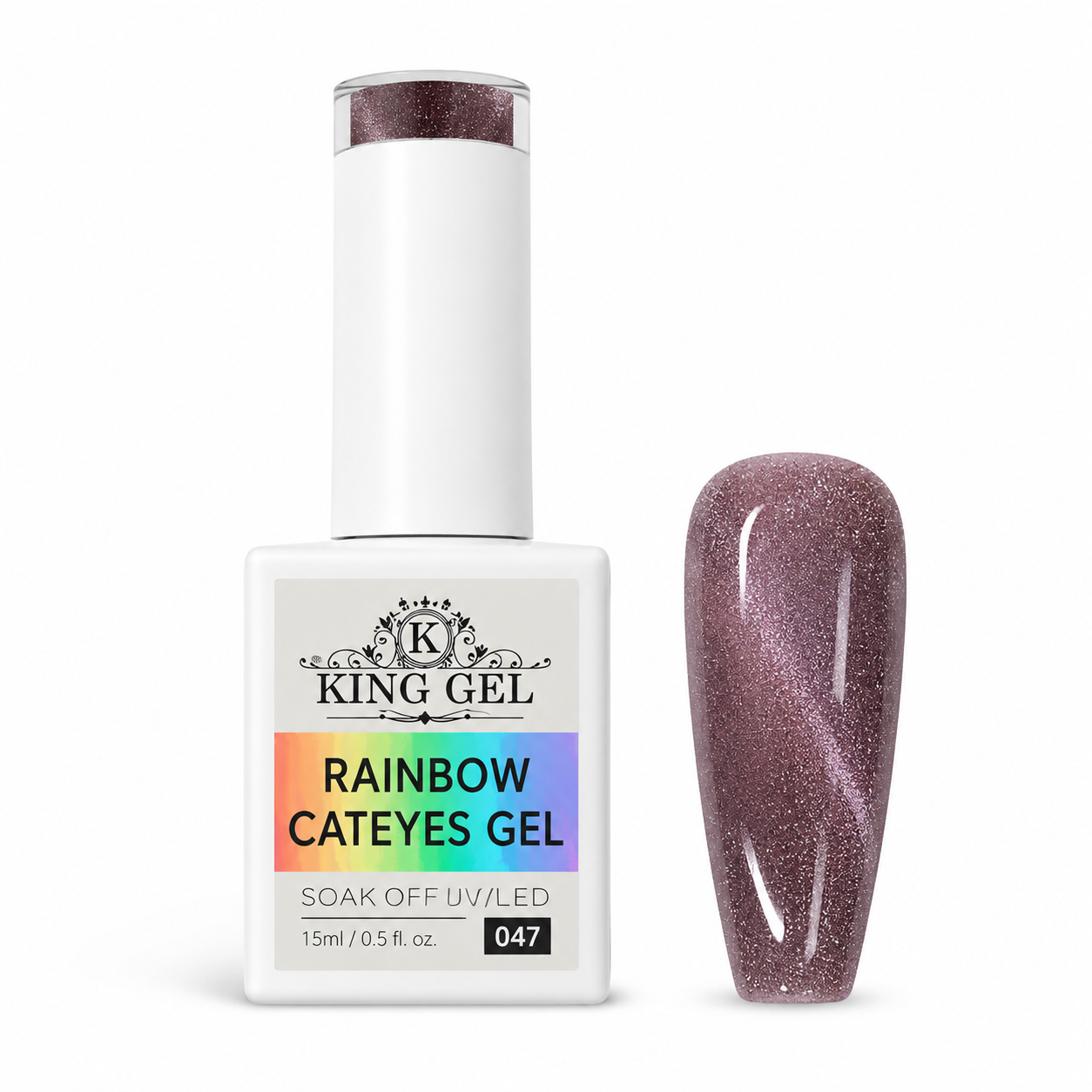 48 colors Rainbow Cateyes Collection - KingGel