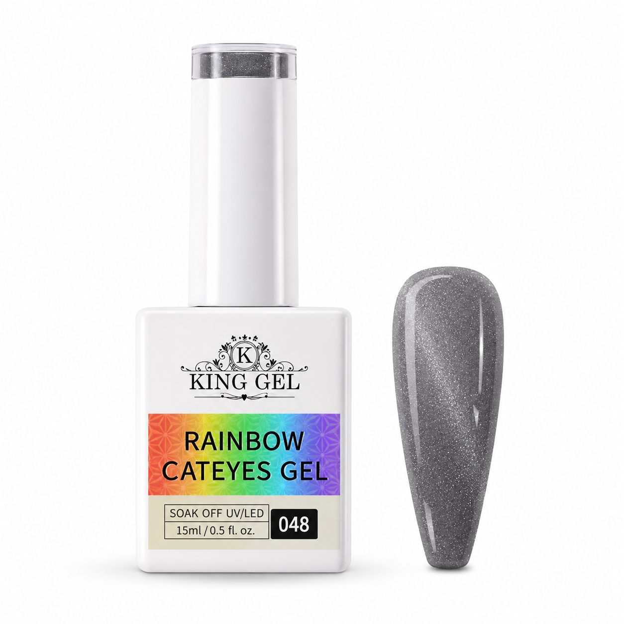 48 colors Rainbow Cateyes Collection - KingGel