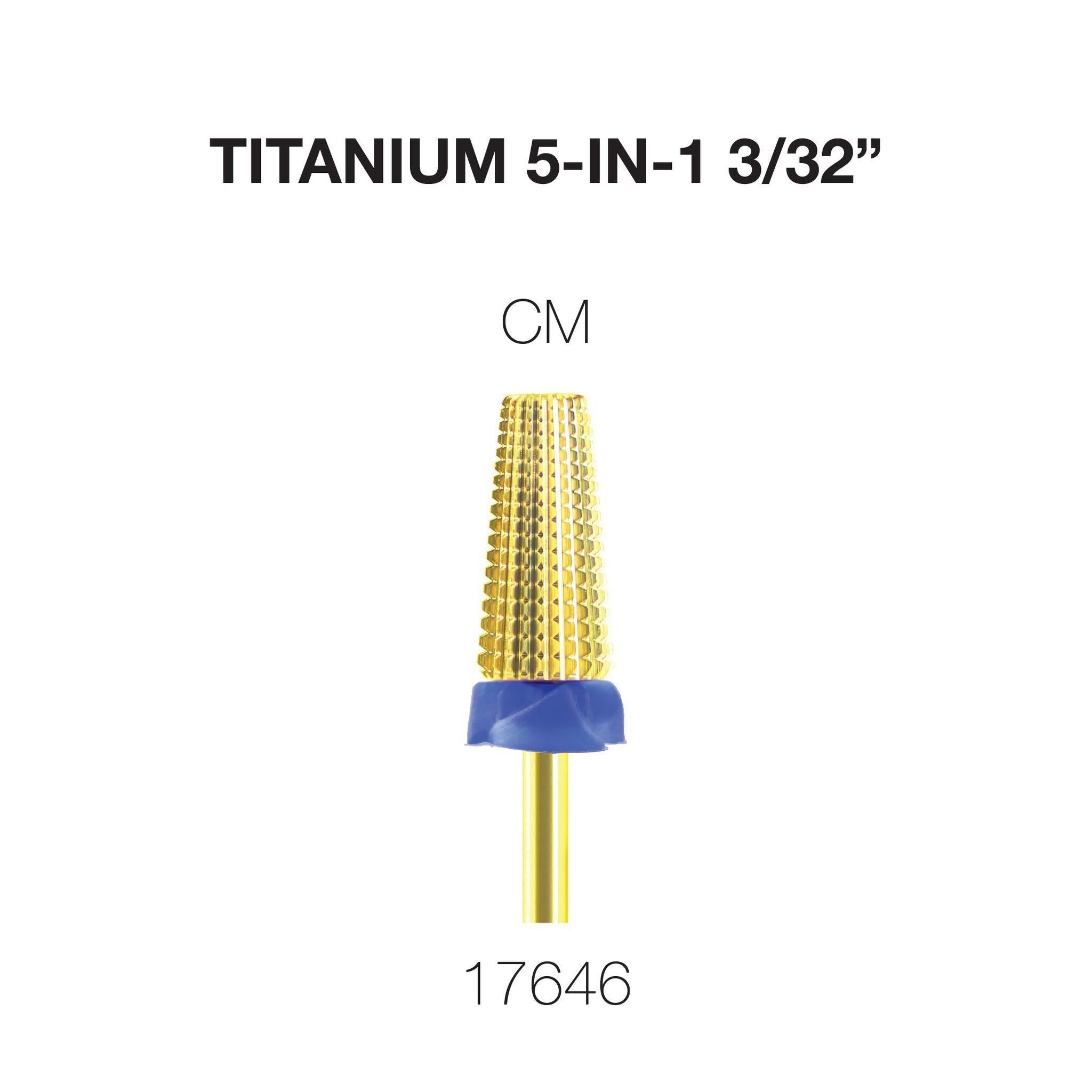 Cre8tion 5-in-1 Nail Filing Bit - Gold, CM