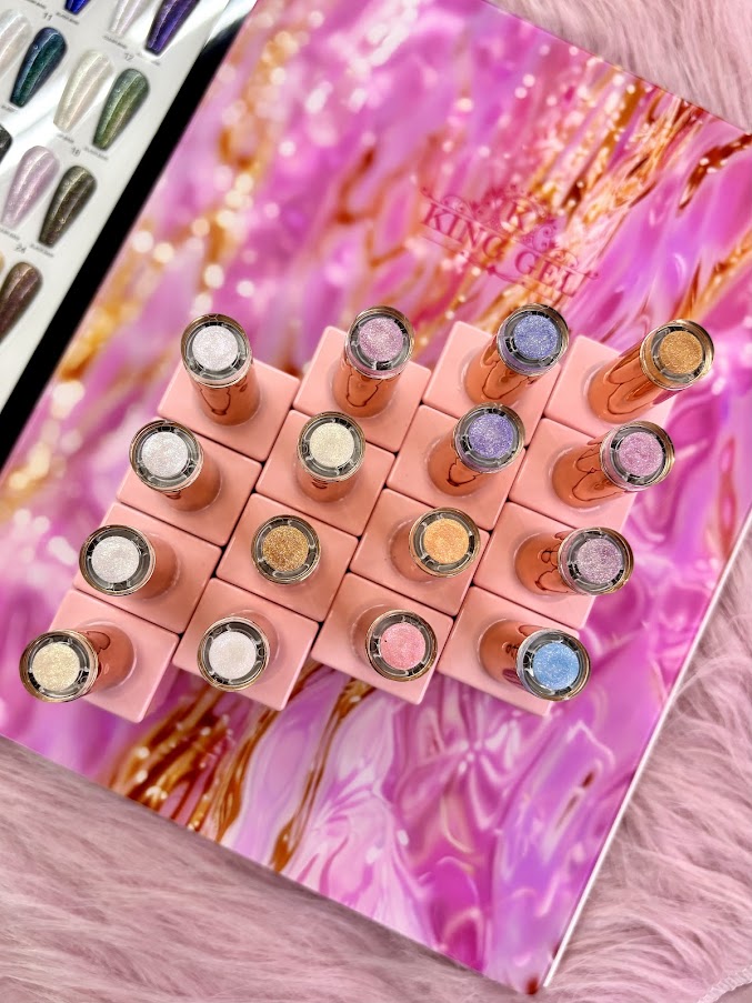 36 Gel Colors Ocean Sparkle Gel Collection - KingGel Brand