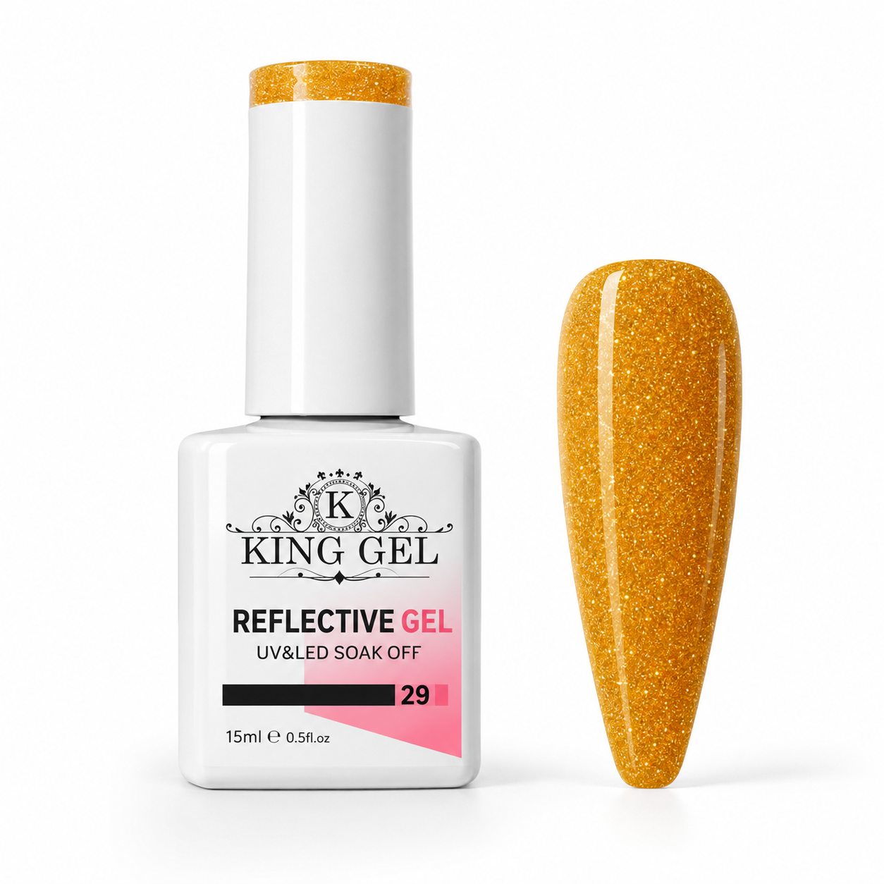 60 colors Reflective gel Collection - KingGel Brand