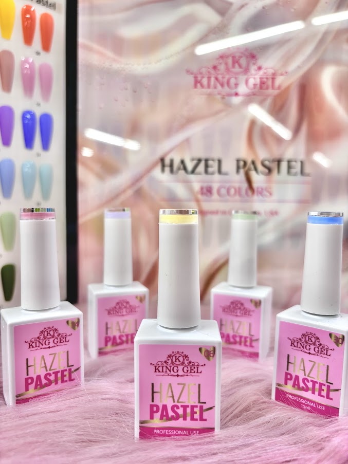 48 Gel Colors Hazel Pastel Collection - KingGel