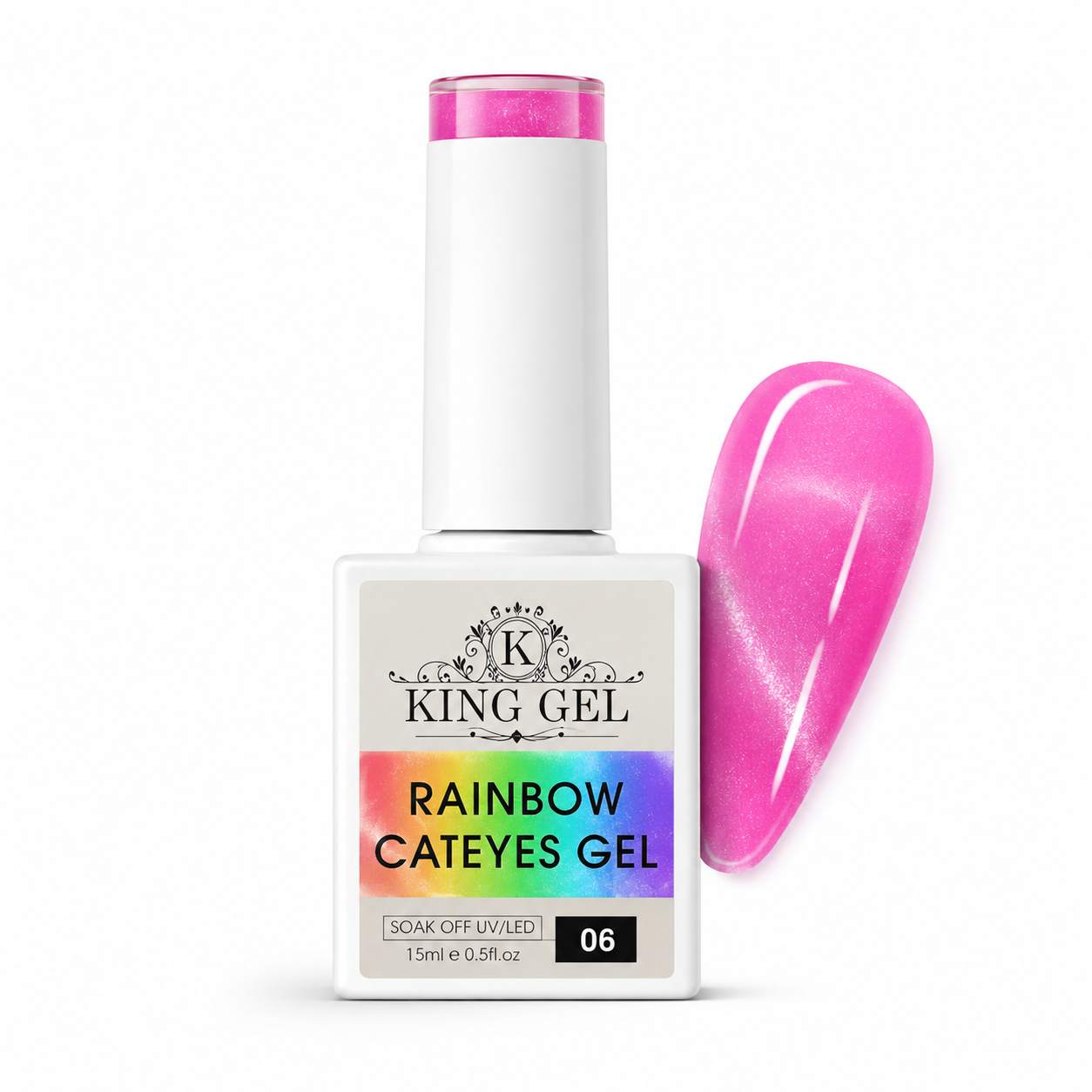 48 colors Rainbow Cateyes Collection - KingGel