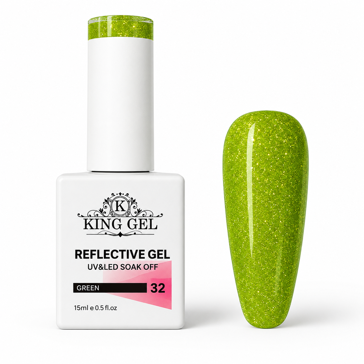60 colors Reflective gel Collection - KingGel Brand