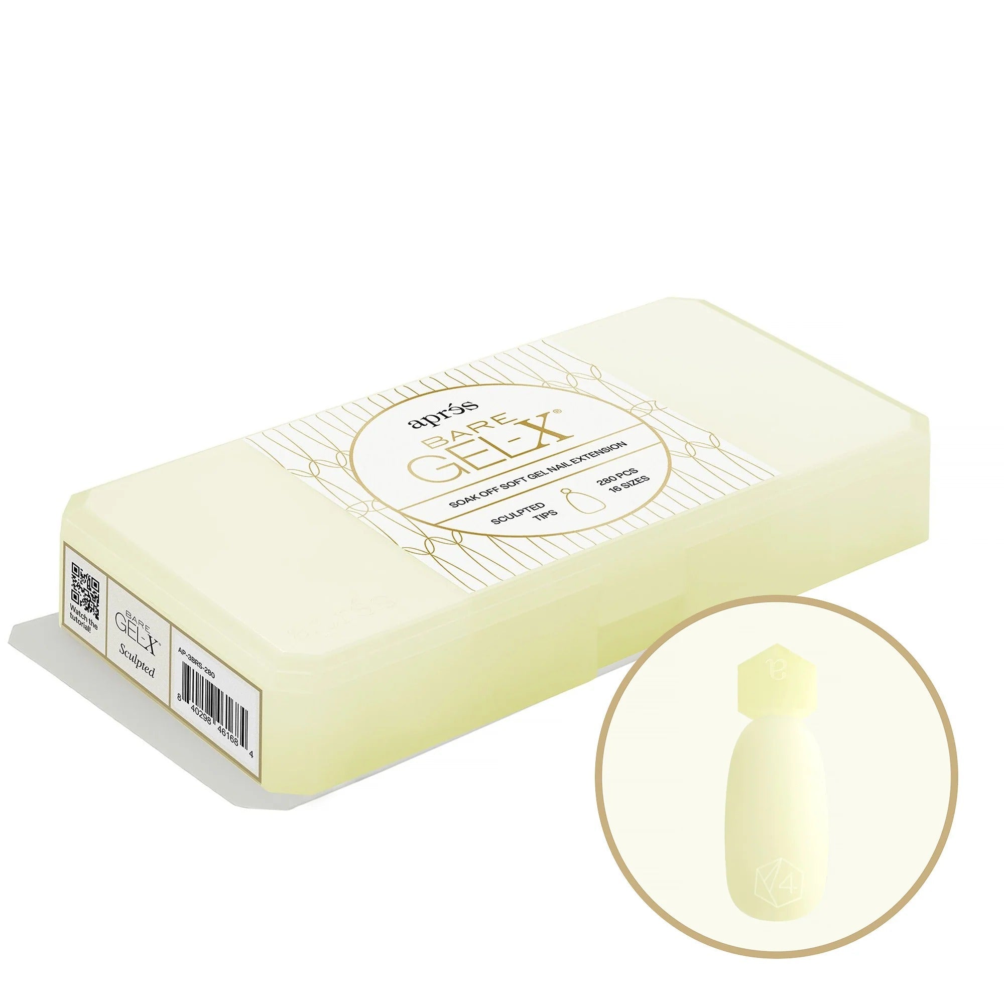Apres Bare Gel-X Sculpted Box of Tips 280pcs