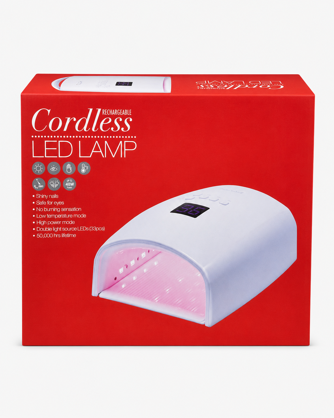 DND Cordless Rechargeable UV-LED Lamp 48W V2