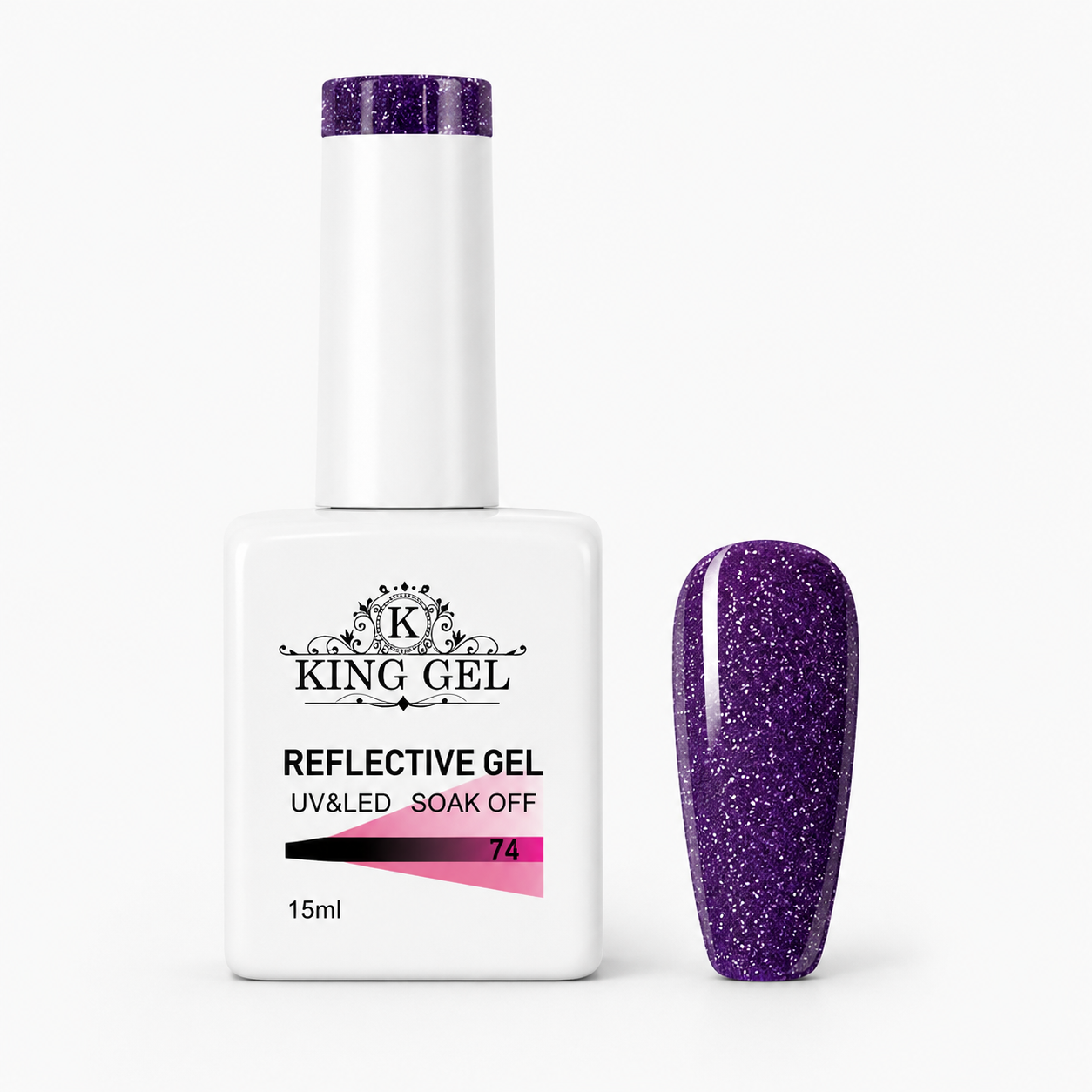 60 colors Reflective gel Collection - KingGel Brand