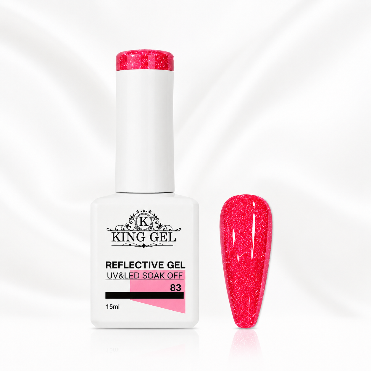 60 colors Reflective gel Collection - KingGel Brand