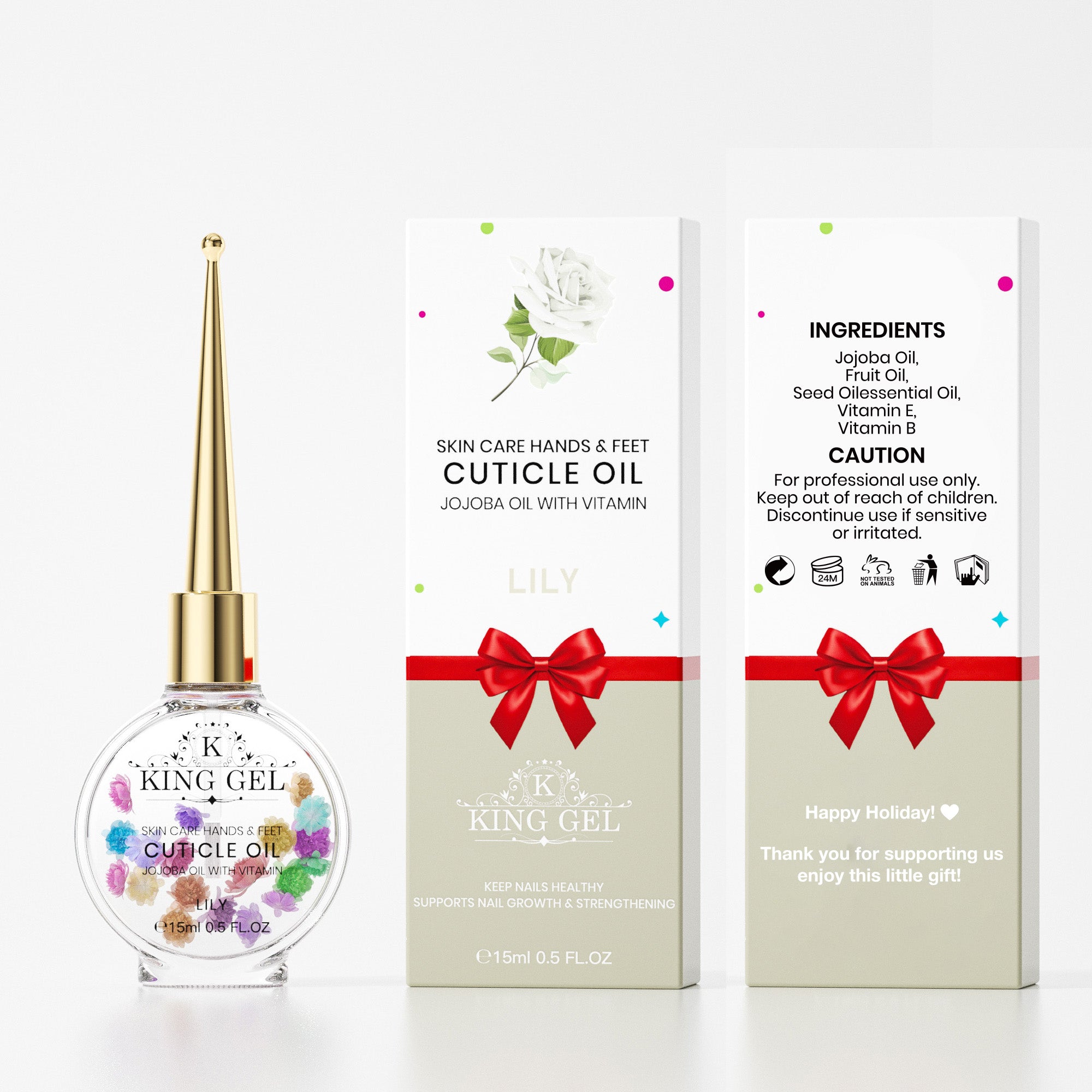 Kinggel Cuticle Oil Gift + Gift Box