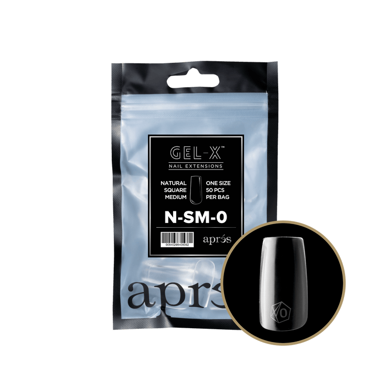 Soft Gel Tips - Gel X - Apres Natural Refill Bag