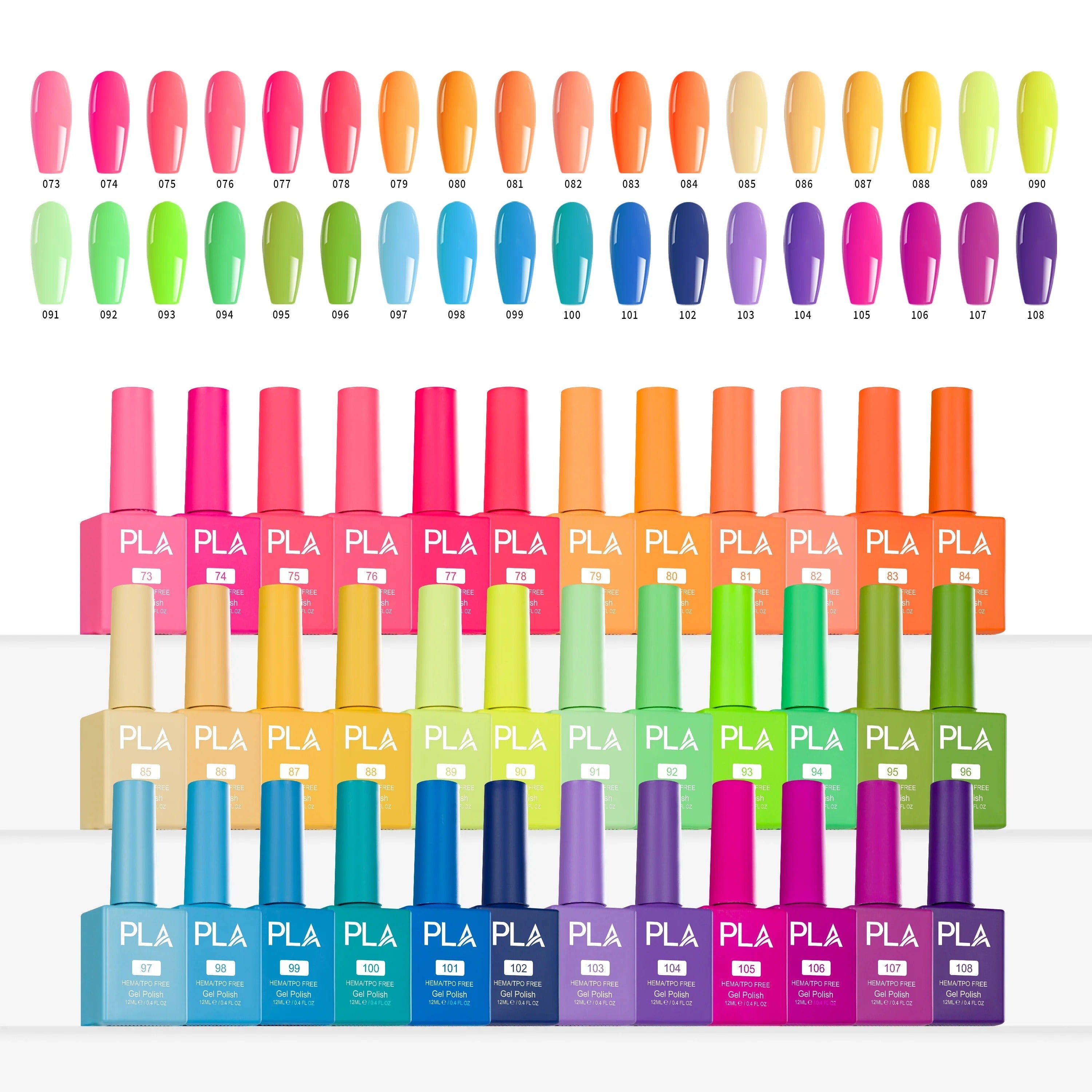 PLA What Happens in Vegas - 36 gel colors with color chart
