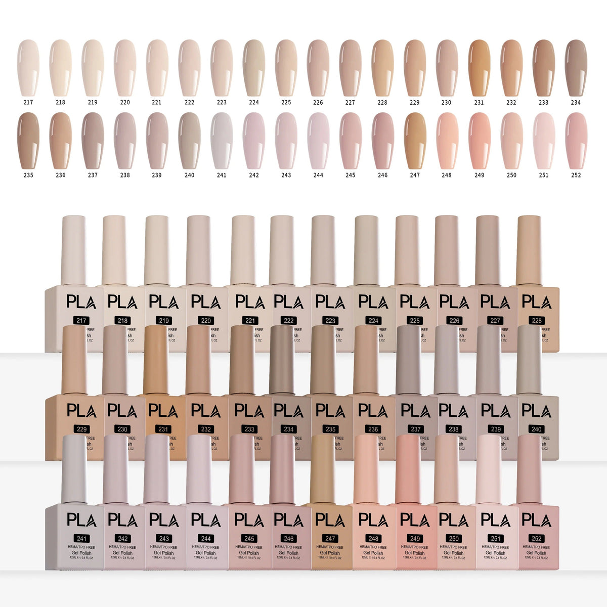 PLA What's Cookin' Good Lookin' - 36 gel colors with color chart