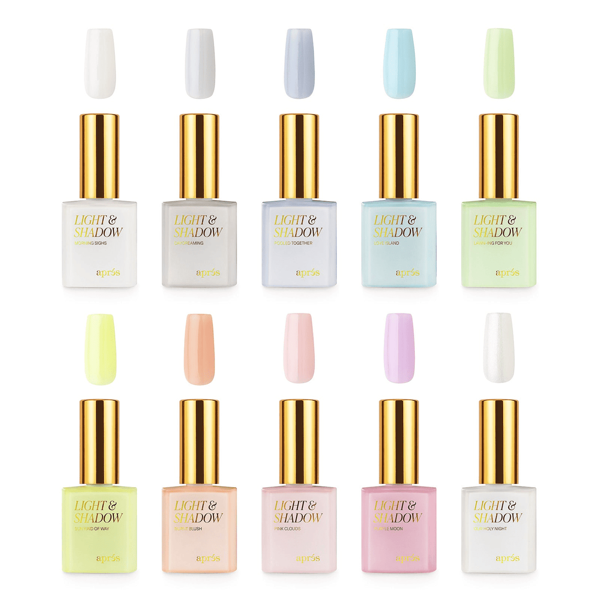 Apres - Light & Shadow - Sheer Gel Couleur Collection - Summer (#501-#510)
