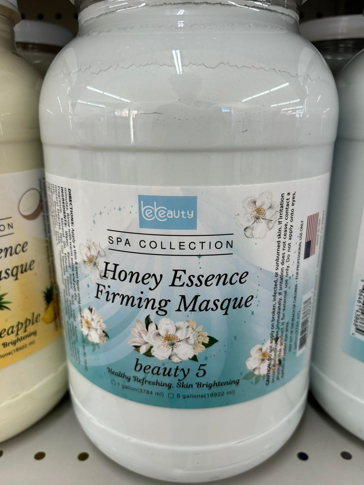 BeBeauty Honey Sugar Scrub, Marine Mask or Mineral Salt – 1 Gallon