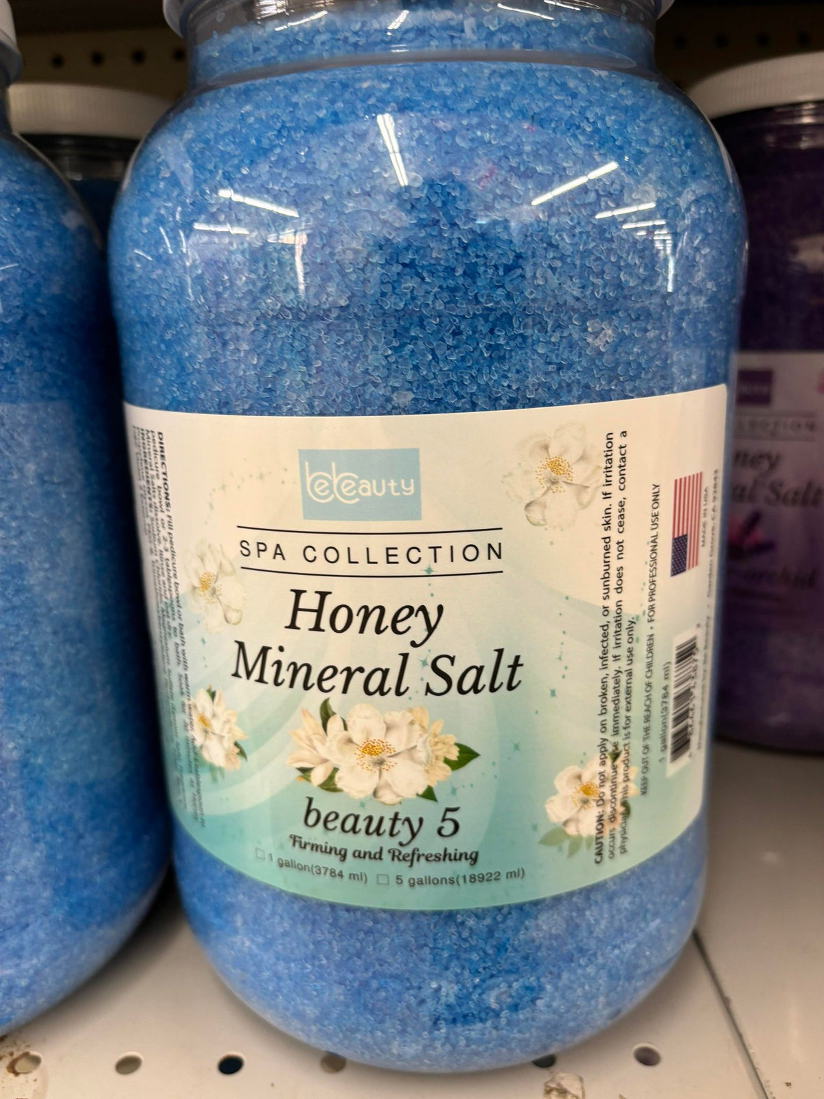 BeBeauty Honey Sugar Scrub, Marine Mask or Mineral Salt – 1 Gallon