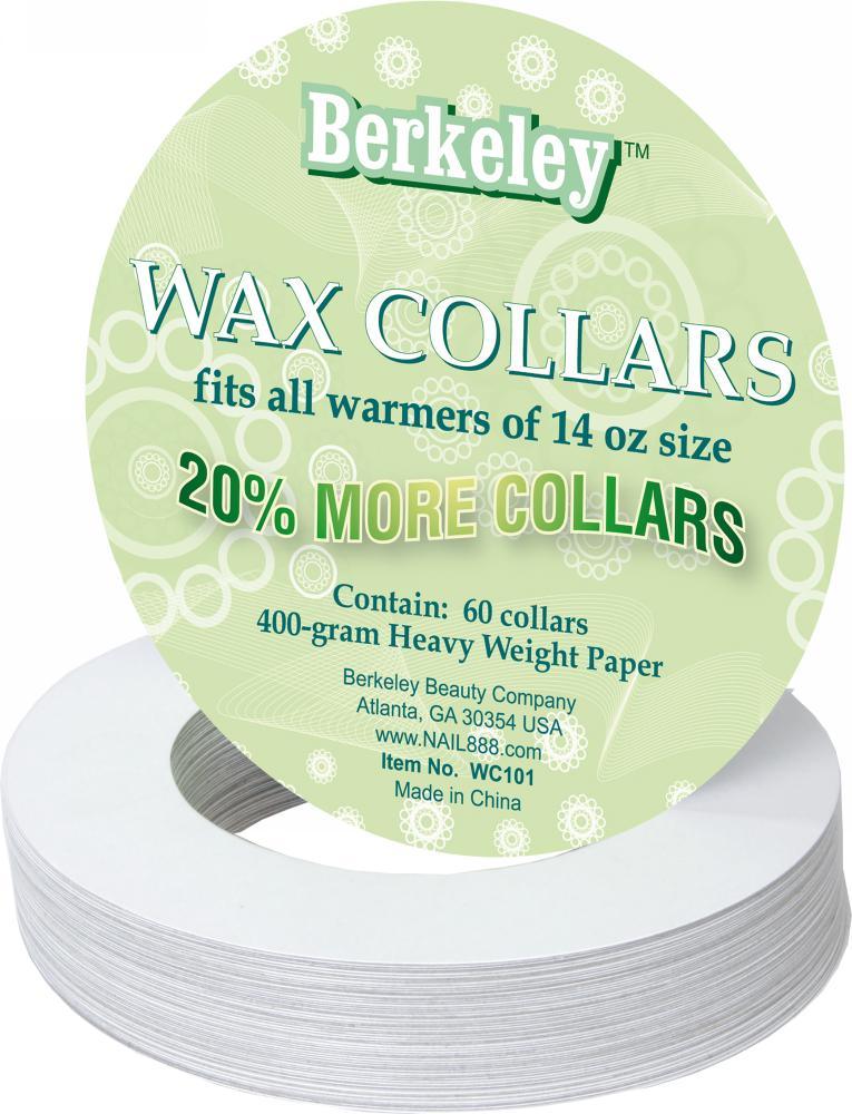 Berkeley WC101 round wax collars, pack of 60, for 14 oz wax warmers