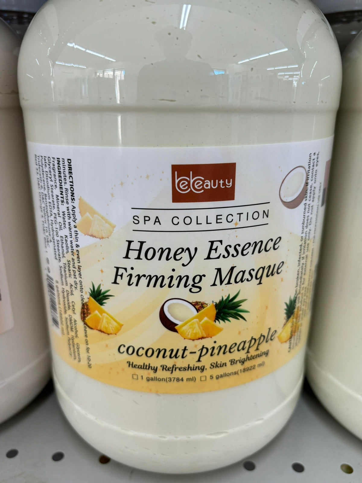 BeBeauty Honey Sugar Scrub, Marine Mask or Mineral Salt – 1 Gallon