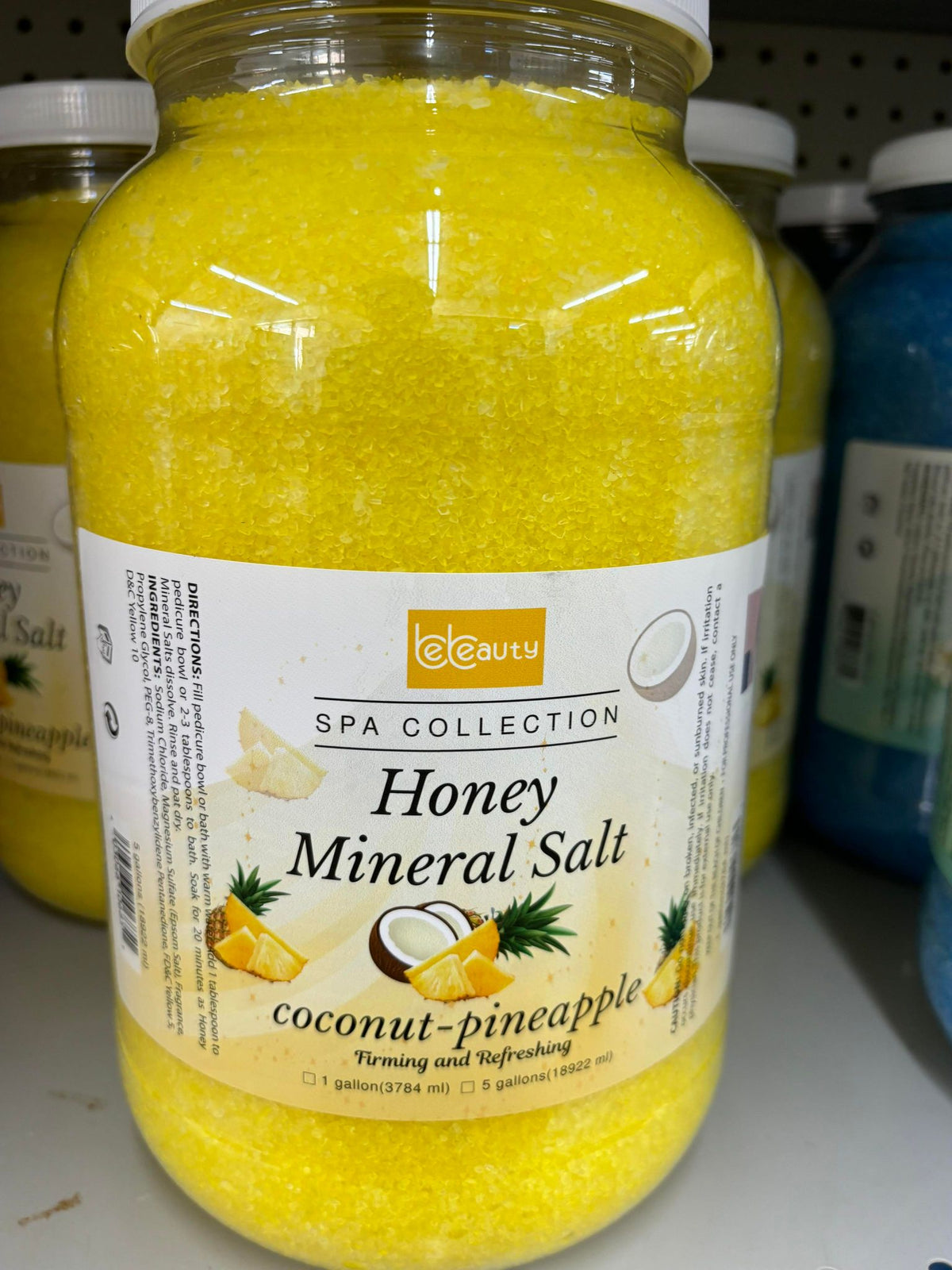 BeBeauty Honey Sugar Scrub, Marine Mask or Mineral Salt – 1 Gallon